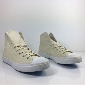Converse Jack Purcell Mid Beige Canvas White